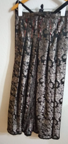 Traje Baturra Gala Talla 38 Negro/Plata