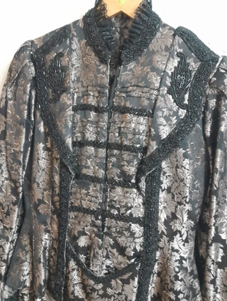 Traje Baturra Gala Talla 38 Negro/Plata