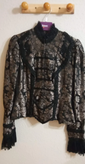 Traje Baturra Gala Talla 38 Negro/Plata