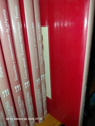 Libros de cocina,((no ago envios)) 9 libros