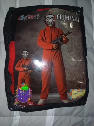 Disfraz Criminal Talla S