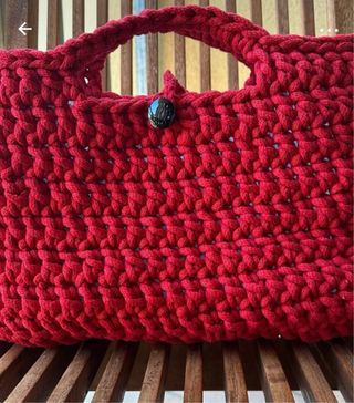 Borsa uncinetto cordino cotone