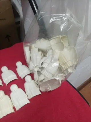 Playmobil capa blanca con capucha por unidad