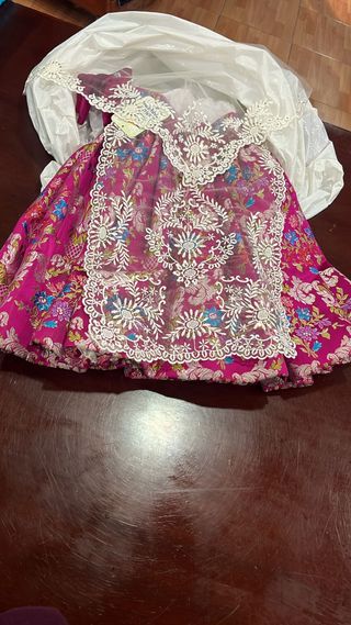 Manteletas Fallera Bebé 1 Año sin estrenar .