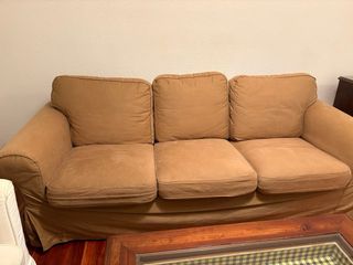 Sofá Ektorp Ikea Beige Tela