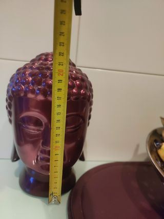 Cabeza de buda Purpura Decoración
