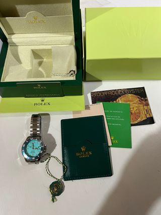 Reloj Rolex Submariner Esfera Turquesa