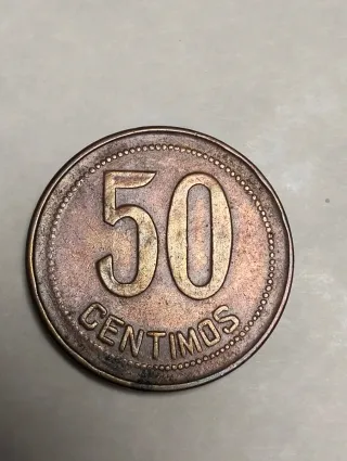 50 cts 1937 Segunda República Española