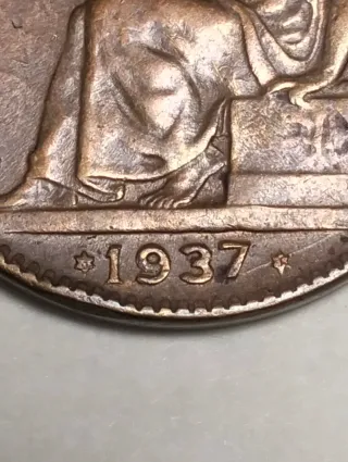 50 cts 1937 Segunda República Española