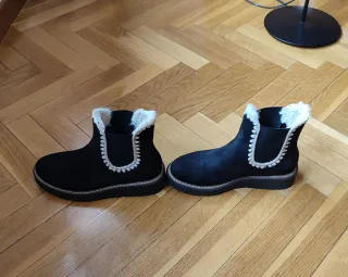 Botines negros para mujer. Talla 38.