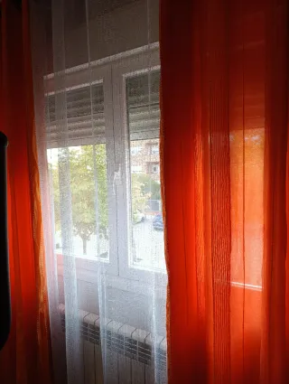 Cortinas Naranjas 2 unidades