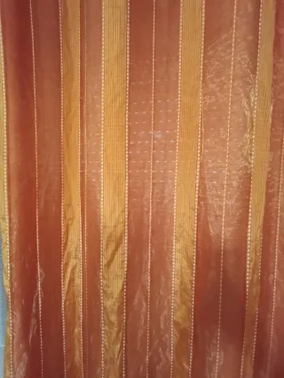 Cortinas Naranjas 2 unidades