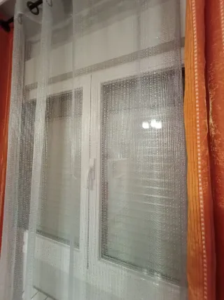 Cortinas Naranjas 2 unidades