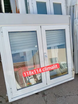 Ventana aluminio 79x114 Climalit