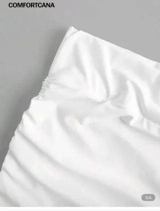 Falda blanca ibicenca