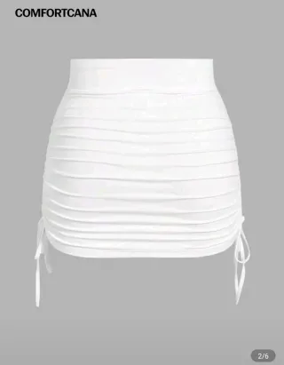 Falda blanca ibicenca