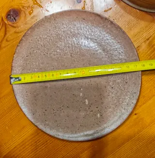 Quesera cerámica rústica flores