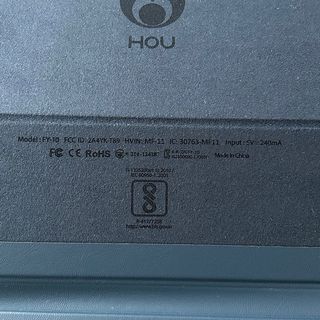 HOU Teclado Funda iPad 11generation A16 2025 Ñ