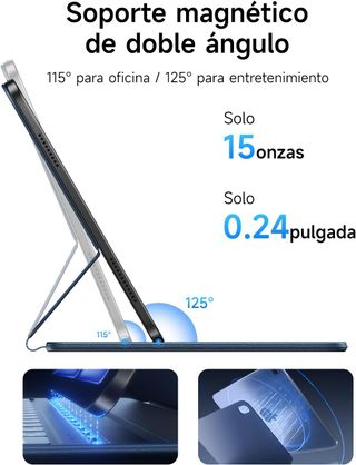 HOU Teclado Funda iPad 11generation A16 2025 Ñ
