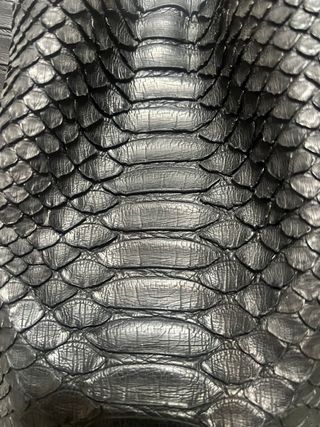 Borsa Cavallino & Pitone Nera Bianca