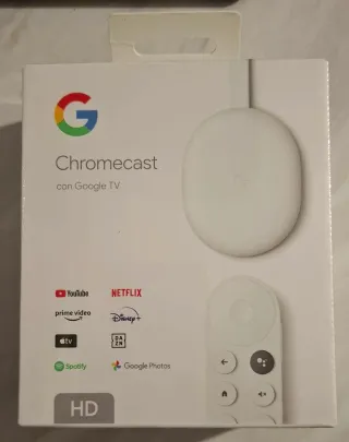 Chromecast con Google TV HD Blanco