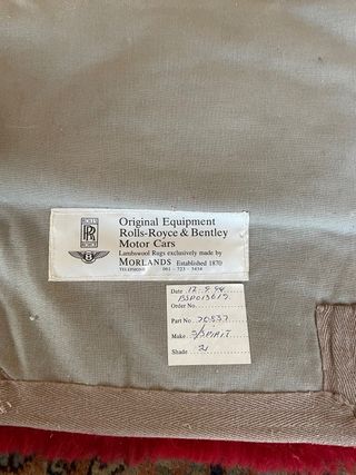 Tappetini Invernali Rolls Royce e Bentley