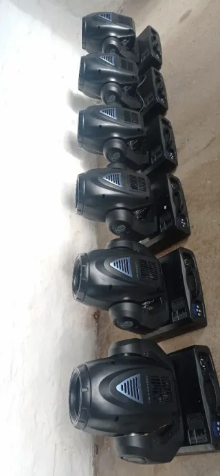 6 cabezas móviles 575w nuevas