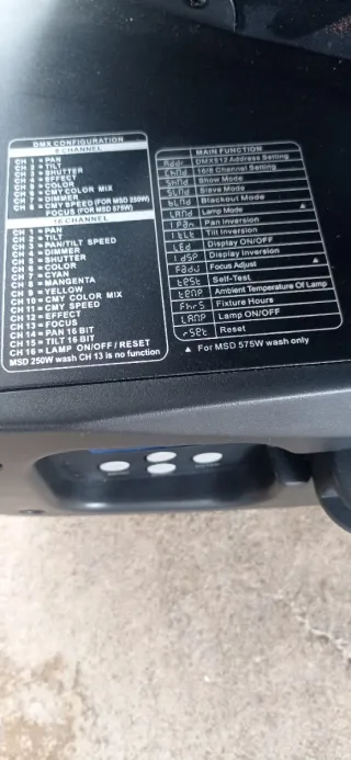 6 cabezas móviles 575w nuevas