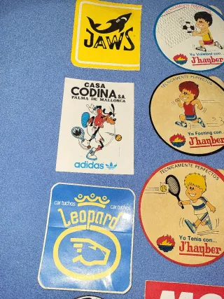 Lote pegatinas antiguas J'hayber, Motul, Gamo
