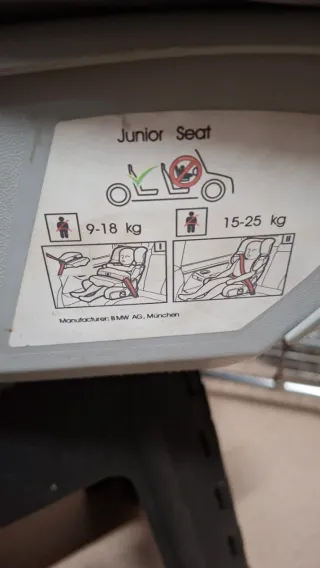 Silla de coche para niños marca BMW