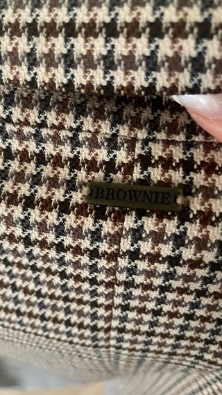 Blazer Brownie cuadros