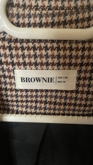 Blazer Brownie cuadros