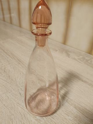 Licorera y bombonera Art Deco Rosa