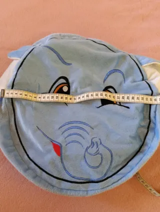 Puff infantil elefante azul
