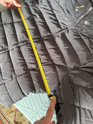 Plumífero mujer gris oscuro