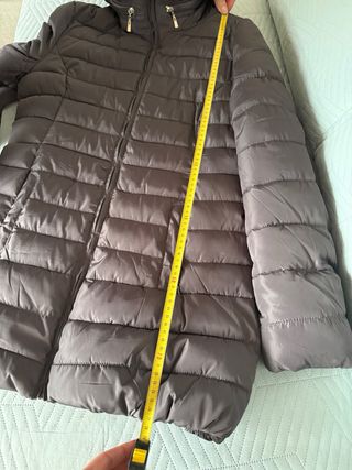 Plumífero mujer gris oscuro