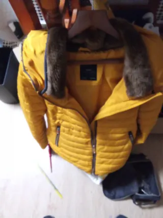 Chaqueta Zara Mujer Amarilla