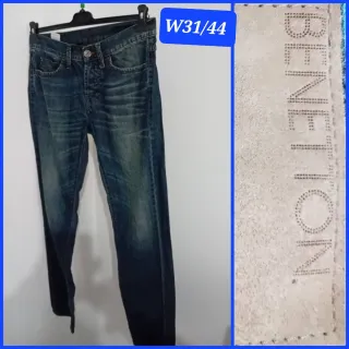 Jeans Benetton W31/44 Blu