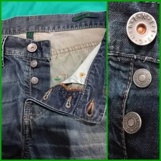 Jeans Benetton W31/44 Blu