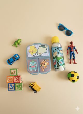 Lote Fiambrera y Botella Pokémon