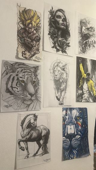 Dibujo a mano Enjoy the ride