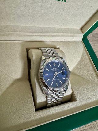 Reloj Rolex Automático Acero y Azul