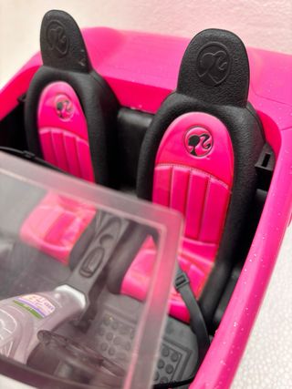 Coche Barbie Descapotable Rosa