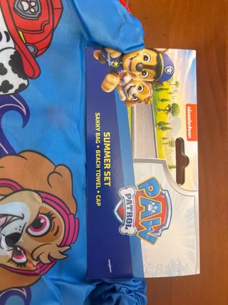Set Verano Patrulla Canina: Bolsa, Toalla y Gorra