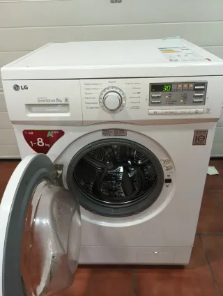 Lavadora LG 8kg Inverter Direct Drive 1200rpm A+++