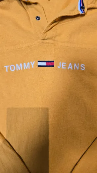 Tommy Jeans Yellow Polo Shirt – Classic Long