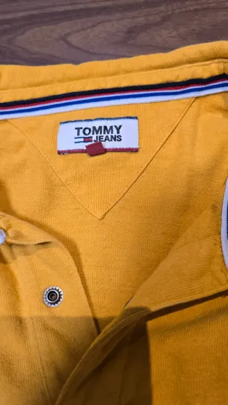 Tommy Jeans Yellow Polo Shirt – Classic Long