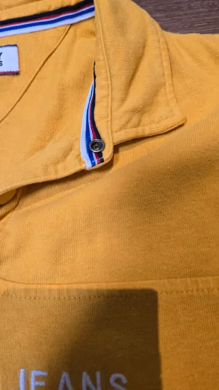 Tommy Jeans Yellow Polo Shirt – Classic Long