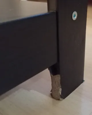 Mesa centro/TV Ikea negra madera