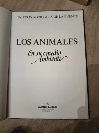Los animales en su medio ambiente [Hardcover] R...